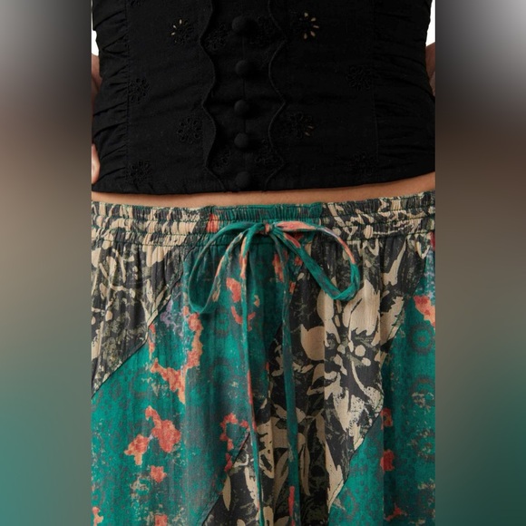 FREE PEOPLE Jackie Floral Maxi Skirt, Size L - Picture 4 of 7